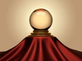 Magic crystal ball Royalty Free Stock Photo