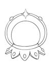 Magic crystal ball icon. Hand drawn vector illustration. Can be used for Halloween cards, tattoo, coloring book etc Royalty Free Stock Photo