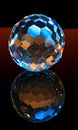 Magic cut crystal sphere