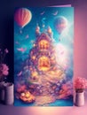 magic dreamland homelike feeling background Royalty Free Stock Photo