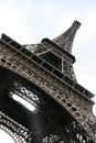 Magic Eiffel Tower from below, Paris