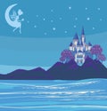 Magic Fairy Tale Princess Castle Royalty Free Stock Photo