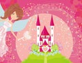 Magic Fairy Tale Princess Castle Royalty Free Stock Photo