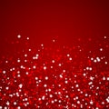 Magic falling snow christmas background