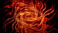 Fireball fire and flames swirl Royalty Free Stock Photo