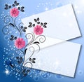 Magic floral background Royalty Free Stock Photo