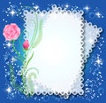 Magic floral background Royalty Free Stock Photo