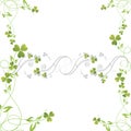 Magic flower background. vector Royalty Free Stock Photo