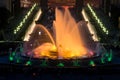 Magic fountain in Barcelona Royalty Free Stock Photo