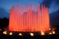 Magic fountain of Montjuic