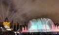 Magic Fountain of Montjuic Barcelona 2 Royalty Free Stock Photo