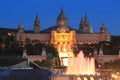 Magic fountain show in Barcelona