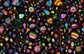 Magic Garden Background. Seamless Pattern for your design