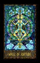 Wheel of fortune. Major Arcana tarot card