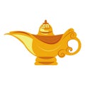 magic genie lamp mystery icon