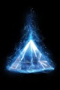 Magic glass pyramid Royalty Free Stock Photo