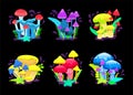 Magic Glowing Mushrooms Set