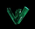 Magic green crystals