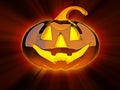 Magic Halloween lantern Royalty Free Stock Photo