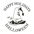 Halloween magic hat, graphics logo