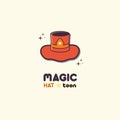 Magic Hat Toon Royalty Free Stock Photo