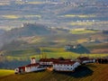 The magic hill Langhe Piedmont Italy Europe Royalty Free Stock Photo