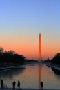 Magic hour of Washington Monument
