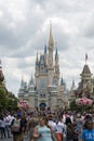 Magic Kingdom, Cinderella Castle - Walt Disney World - Orlando - Florida Royalty Free Stock Photo