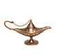 magic lamp Aladdin on a white background