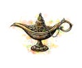 Aladdin Magic Lamp Royalty Free Stock Photo