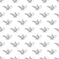 Magic lamp seamless pattern Royalty Free Stock Photo