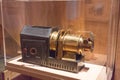 Magic lantern projector, Te Papa Museum in Wellington, New Zealand