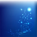 Magic light background Abstract blue digital ligth Royalty Free Stock Photo