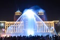 musical fountain light show Royalty Free Stock Photo