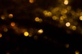 Magic lights christmas bokeh on black background Royalty Free Stock Photo
