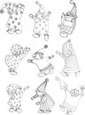 magic little gnomes outlines