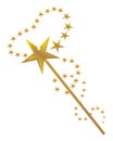 Magic And A Magic Wand Royalty Free Stock Photo