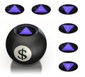 Magic money ball predicts future