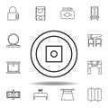 magic money outline icon. elements of magic illustration line icon. signs, symbols can be used for web, logo, mobile app, UI, UX Royalty Free Stock Photo