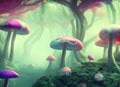 magic mushrooms forest