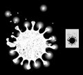 Magic Net Mesh Virus Dissipation with Lightspots