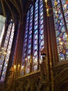 Magic Paris city, France. The Sainte-Chapelle, beauty, art and religion