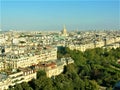 Magic Paris city, France. Stadium and enchanting view
