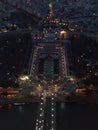 Magic Paris city by night, France. Lights and tourism