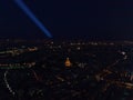 Magic Paris city by night, France