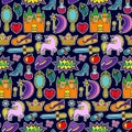 Magic Patch Seamless Pattern