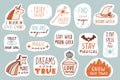 Magic patches collection Royalty Free Stock Photo