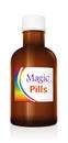 Magic Pills Medicine Bottle Vial Royalty Free Stock Photo