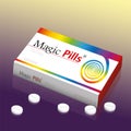 Magic Pills Packet Of Tablets Royalty Free Stock Photo