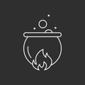 Magic pot. Magic vector icon. Royalty Free Stock Photo